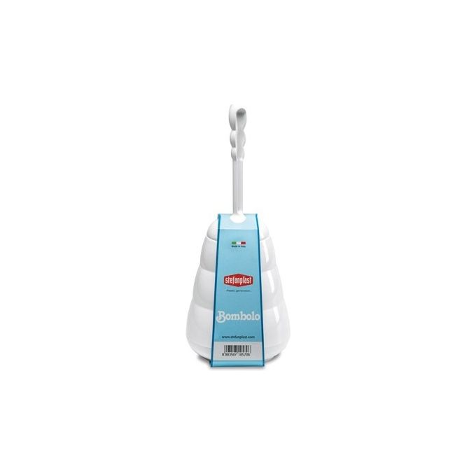 Porta scopino WC appoggio (17x41cm) BOMBOLO Bianco 10575