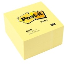 Post-It 636-B pouch autoadesiva Quadrato Giallo 450 fogli Autoadesivo