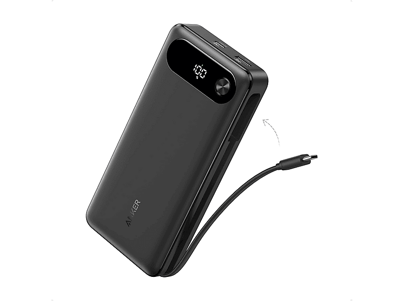 POWER BANK ANKER 87W Cavo USB-C 20000 mAh, Nero