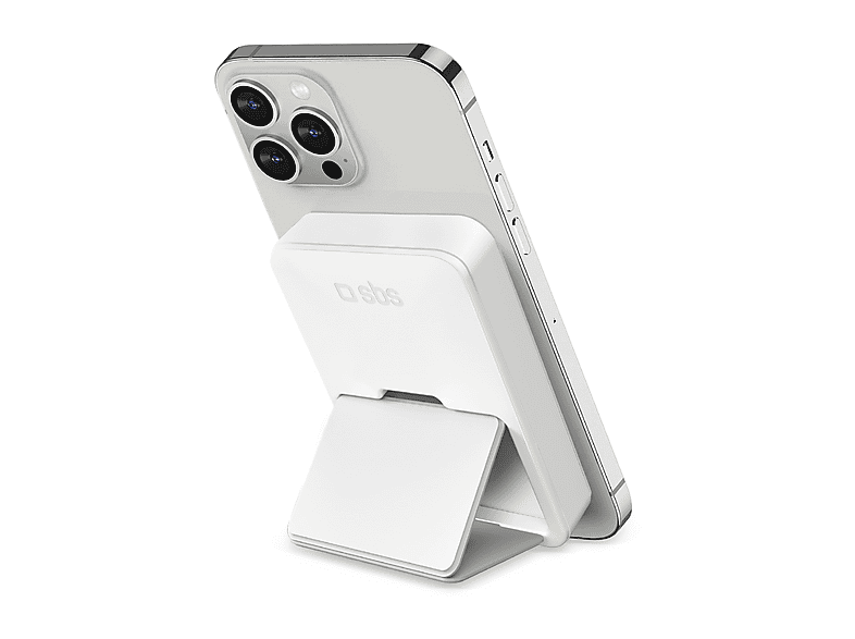 POWER BANK MAGSAFE SBS Mag powerbank 5.000mAh 5000mAh, Bianco