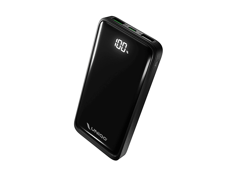 Power Bank UNIQO LCD Delivery, 20W, 10000 mAh, 2 x USB-A 22.5W + 1 Type-C PD 20W