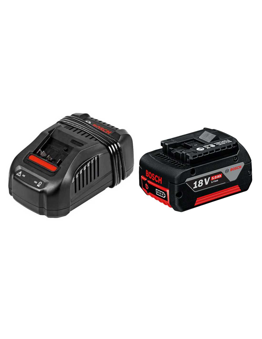 Power Set Bosch 1 X 18v 5,0 Ah + Gal1880cv) Power Set Bosch 1 X 18v 5,0 Ah + Gal1880cv)