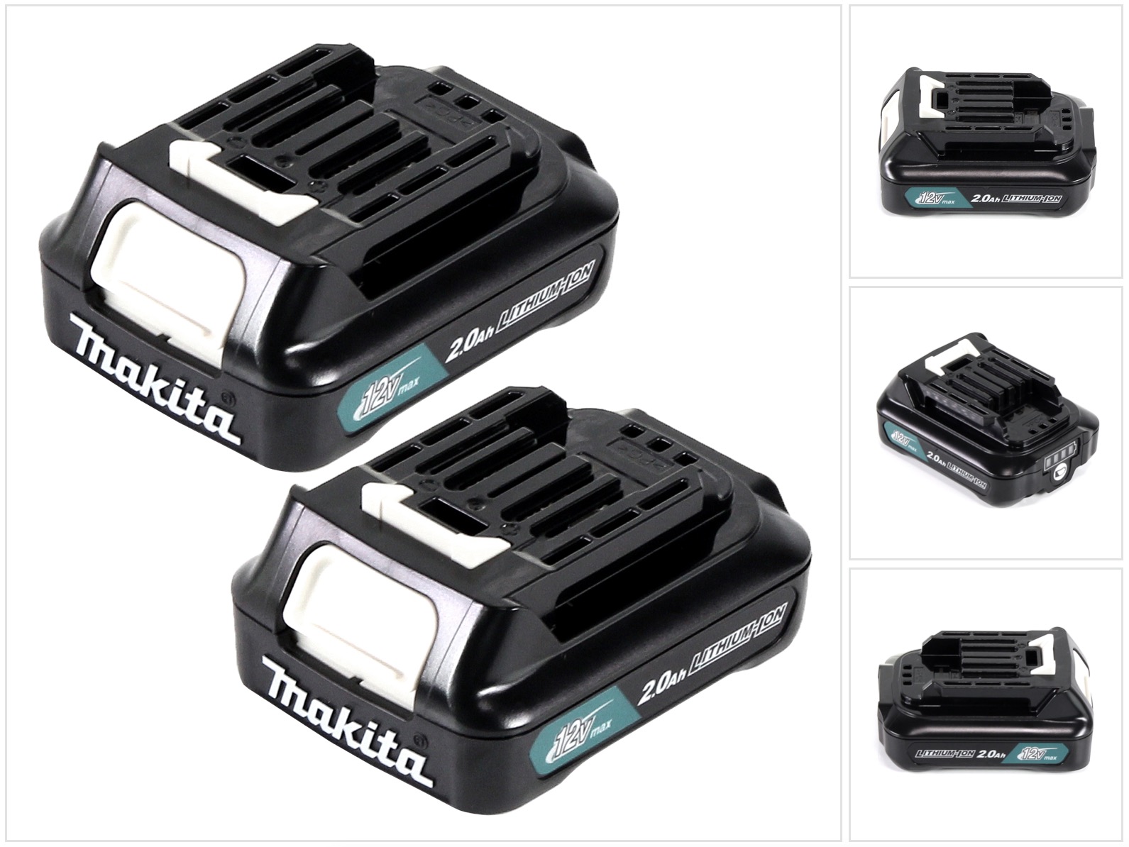 Power Set Li 12v Con 2x Batterie Bl1021b 2,0ah ( 2x 197396-9 ) - Modello Successivo A Bl1020b - Makita Power Set Li 12v Con 2x Batterie Bl1021b 2,0ah ( 2x 197396-9 ) - Modello Successivo A Bl1020b - Makita