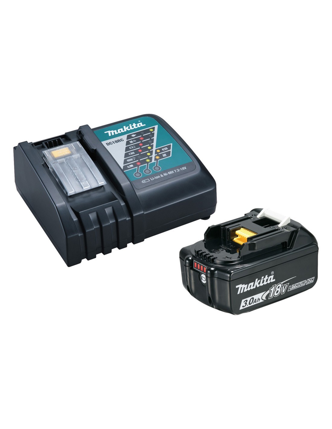 Power Set Makita (1 X 18v 3,0 Ah + Dc18rc)