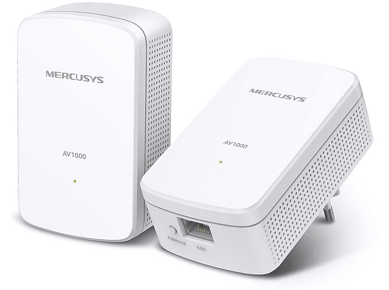 Powerline MERCUSYS MP500 KIT Kit, Velocità di trasferimento 1000 Mbit/s, Numero porte 1