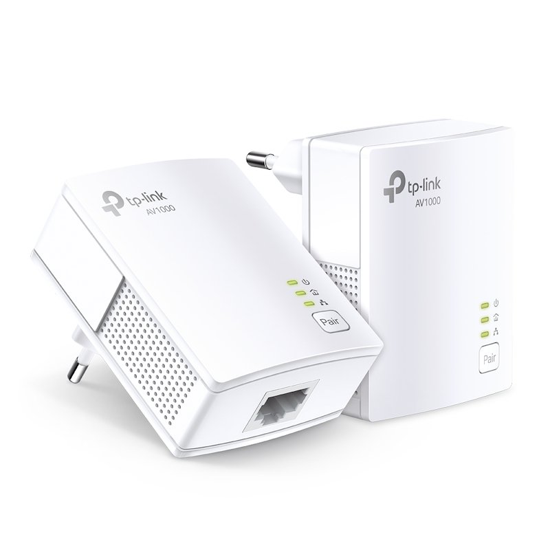 Powerline TP-LINK TL-PA7017 KIT AV1000 GIGA, Velocità di trasferimento 1000 Mbit/s, Numero porte 1