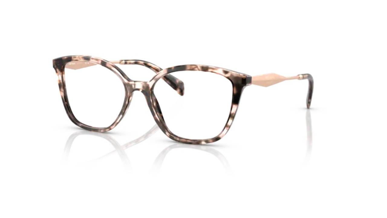 Prada Donna Prada PR 02ZV ROJ1O1 Montature da vista Acetato Tartaruga Farfalla Normale