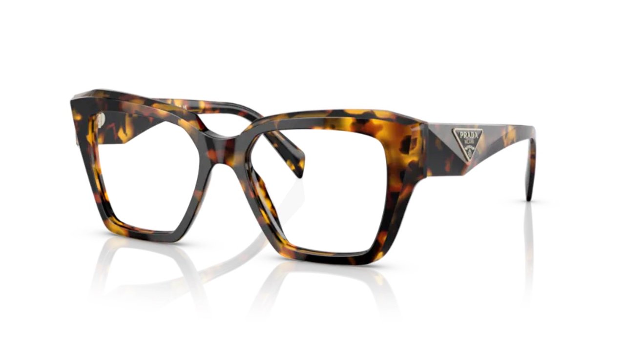 Prada Donna Prada PR 09ZV VAU1O1 Montature da vista Acetato Tartaruga Squadrata Normale Prada Donna Prada PR 09ZV VAU1O1 Montature da vista Acetato Tartaruga Squadrata Normale