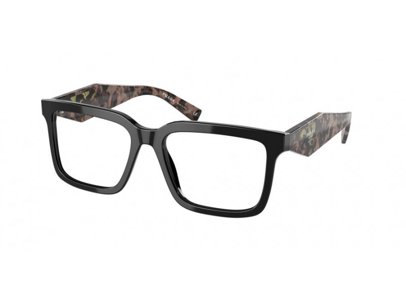 Prada Donna Prada PR 10YV 21B1O1 Montature da vista Plastica Nero Squadrata