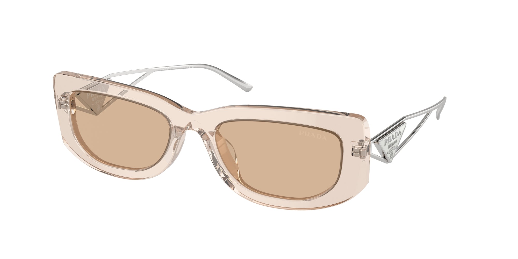 Prada Donna Prada PR 14YS 19M4I2 Occhiali da sole Acetato Marrone Marrone Squadrata Normale Prada Donna Prada PR 14YS 19M4I2 Occhiali da sole Acetato Marrone Marrone Squadrata Normale