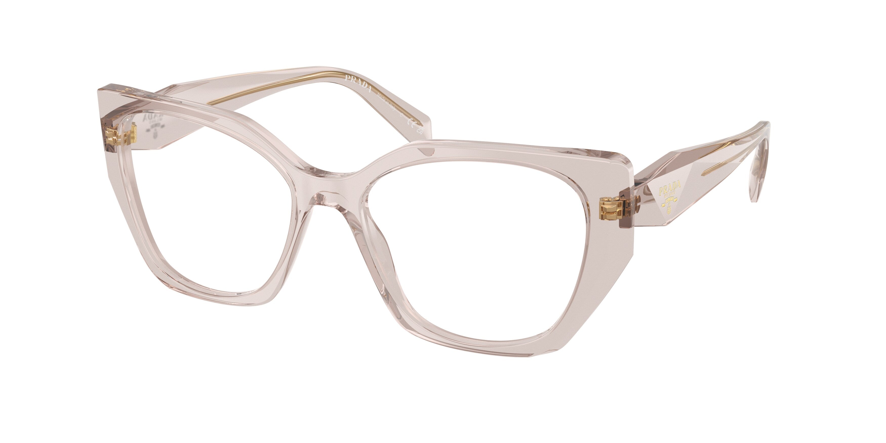 Prada Donna Prada PR 18WV 29D1O1 Montature da vista Acetato Viola Geometrica Normale