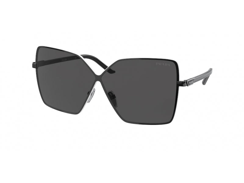 Prada Donna Prada PR 50YS 1AB5S0 Occhiali da sole Metallo Nero Grigio Squadrata Normale