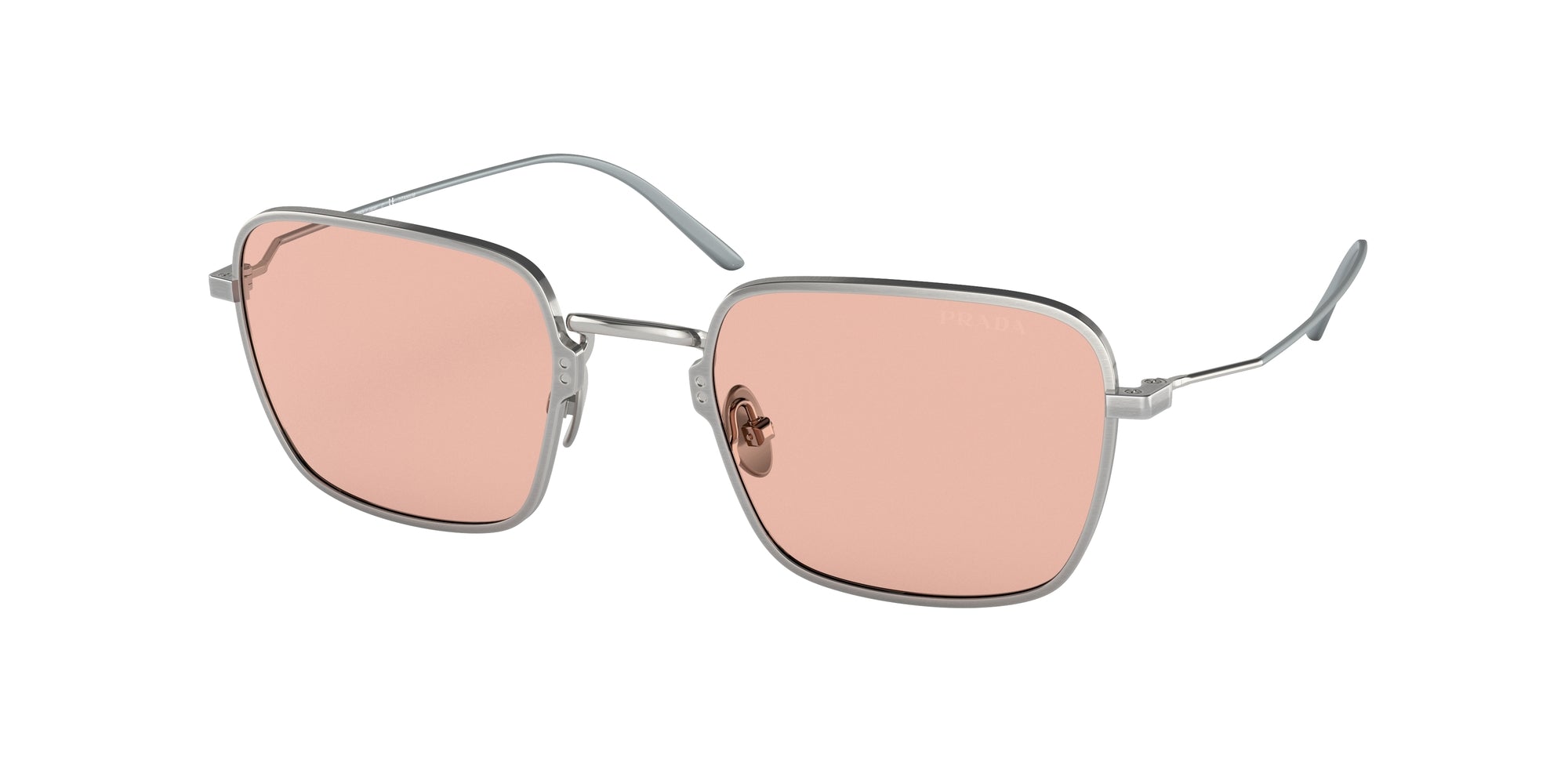 Prada Donna Prada PR 54WS 05Q03F Occhiali da sole Titanio Grigio Rosa Squadrata Normale Prada Donna Prada PR 54WS 05Q03F Occhiali da sole Titanio Grigio Rosa Squadrata Normale