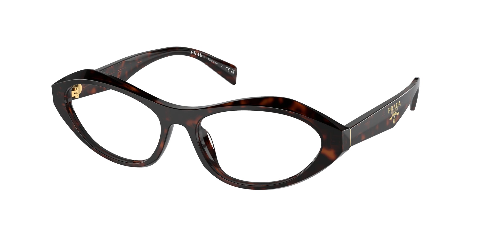 Prada Donna Prada PR A21V 17N1O1 Montature da vista Acetato Tartaruga Trasparente Geometrica Normale Prada Donna Prada PR A21V 17N1O1 Montature da vista Acetato Tartaruga Trasparente Geometrica Normale