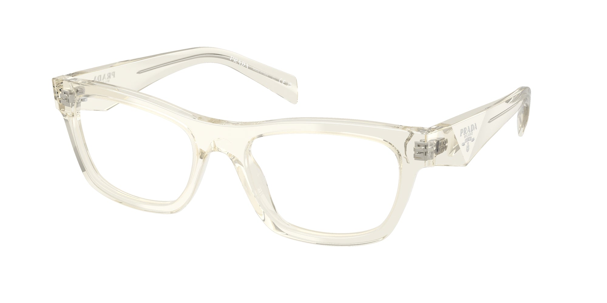 Prada Donna Prada PR B01V 19X1O1 Montature da vista Acetato Oro Farfalla Normale Prada Donna Prada PR B01V 19X1O1 Montature da vista Acetato Oro Farfalla Normale