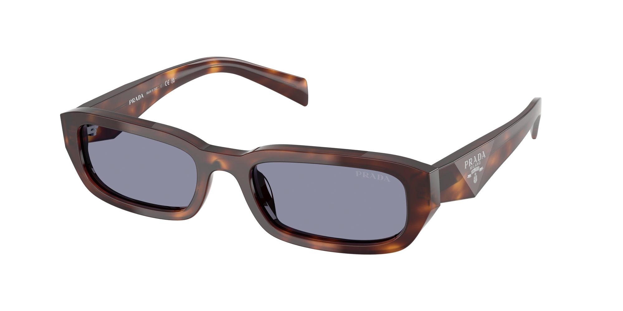 Prada Donna Prada PR B06S 15W03N Occhiali da sole Acetato Tartaruga Grigio Squadrata Normale Prada Donna Prada PR B06S 15W03N Occhiali da sole Acetato Tartaruga Grigio Squadrata Normale