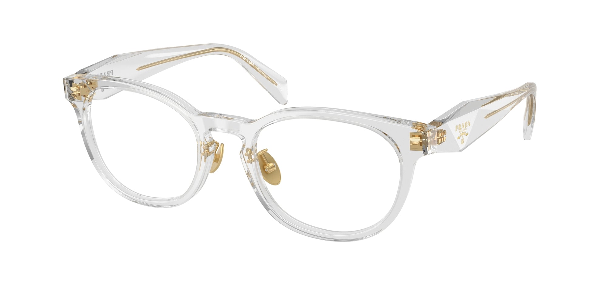 Prada Donna Prada PR B06VD 12R1O1 Montature da vista Acetato Grigio Pantos Normale