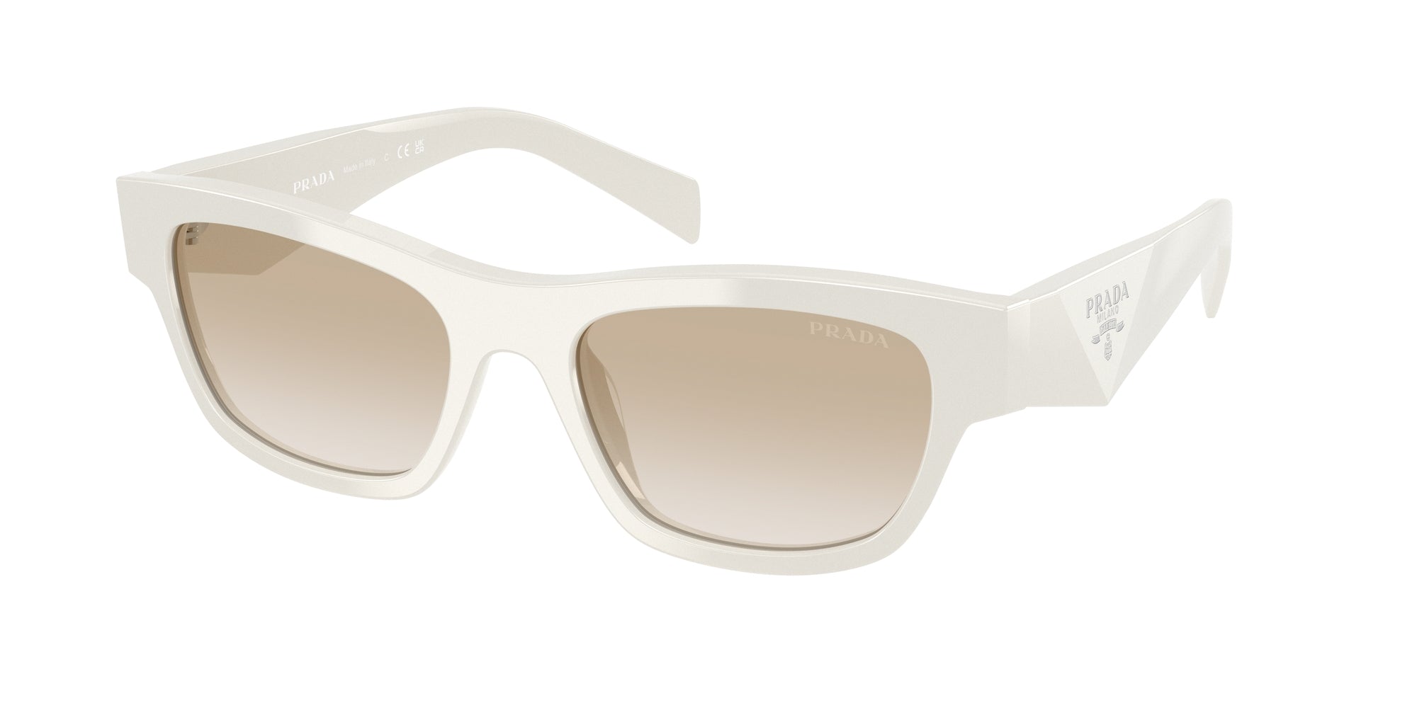 Prada Donna Prada PR B09S 26A80M Occhiali da sole Acetato Rosa Grigio Farfalla Normale Sfumato