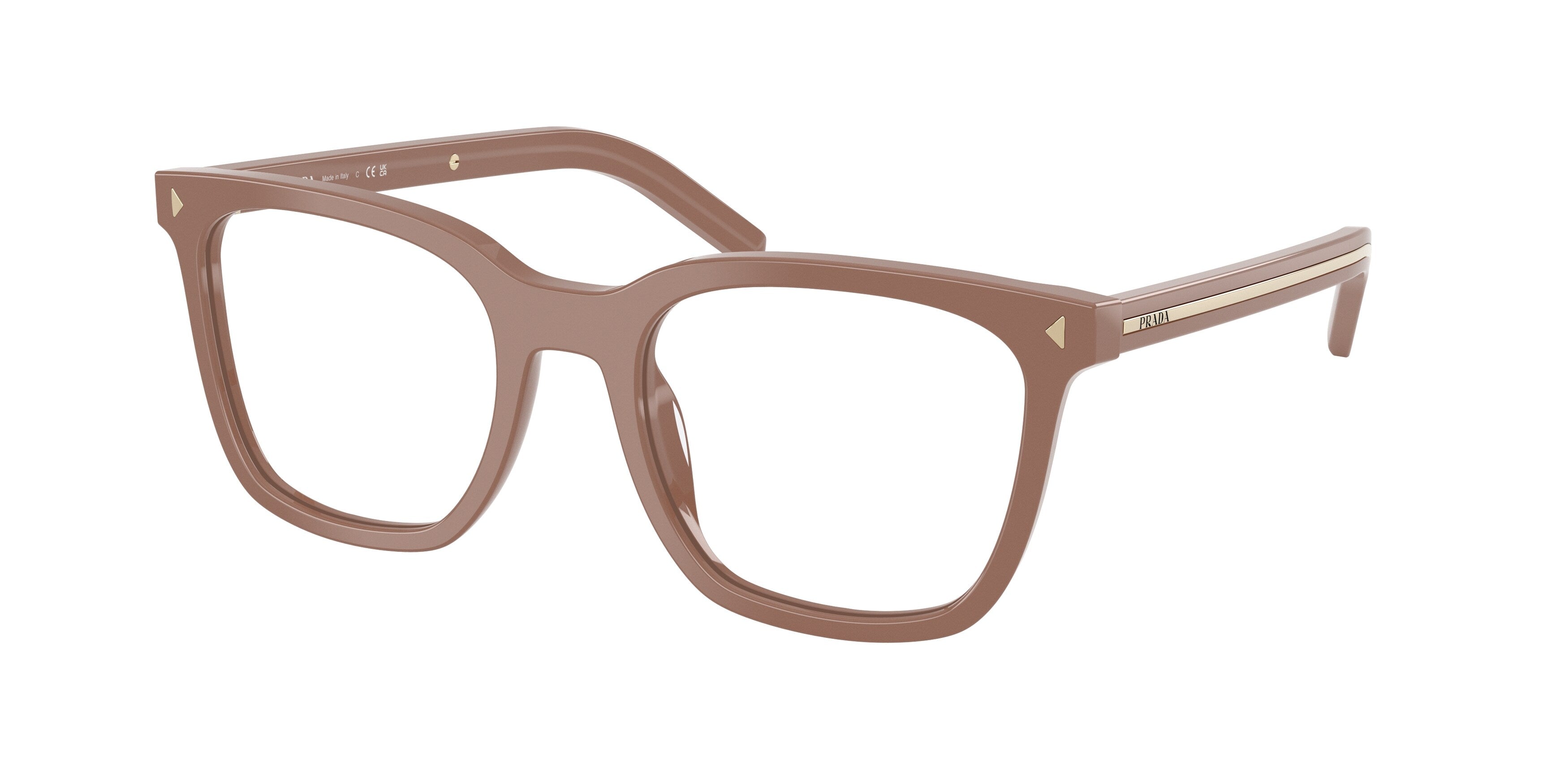 Prada Donna Prada PR B11V 28D1O1 Montature da vista Acetato Marrone Pillow Normale Prada Donna Prada PR B11V 28D1O1 Montature da vista Acetato Marrone Pillow Normale