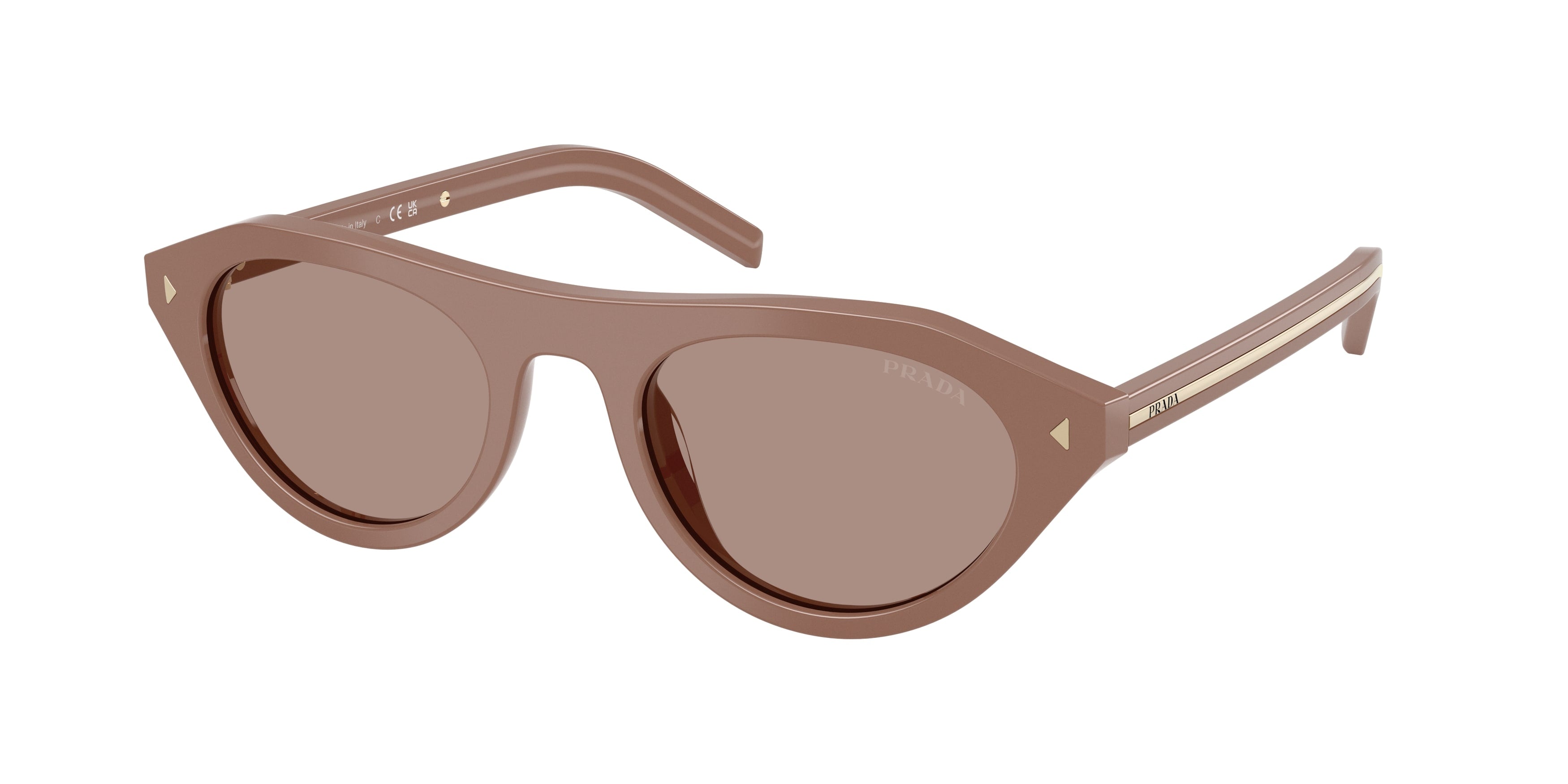 Prada Donna Prada PR B15S 28D02T Occhiali da sole Acetato Marrone Marrone Geometrica Normale Prada Donna Prada PR B15S 28D02T Occhiali da sole Acetato Marrone Marrone Geometrica Normale