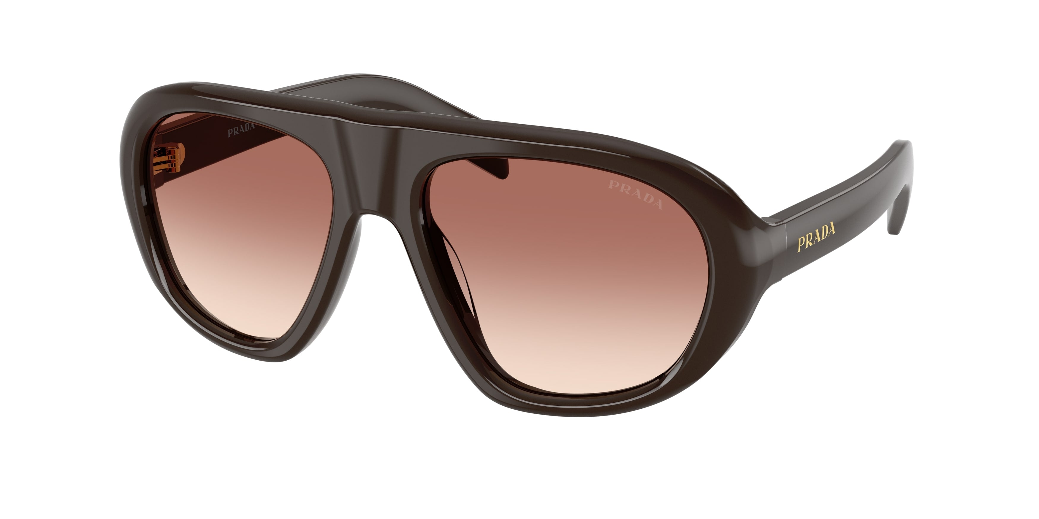 Prada Donna Prada PR C05S 27I70X Occhiali da sole Acetato Marrone Marrone Geometrica Normale Sfumato Prada Donna Prada PR C05S 27I70X Occhiali da sole Acetato Marrone Marrone Geometrica Normale Sfumato