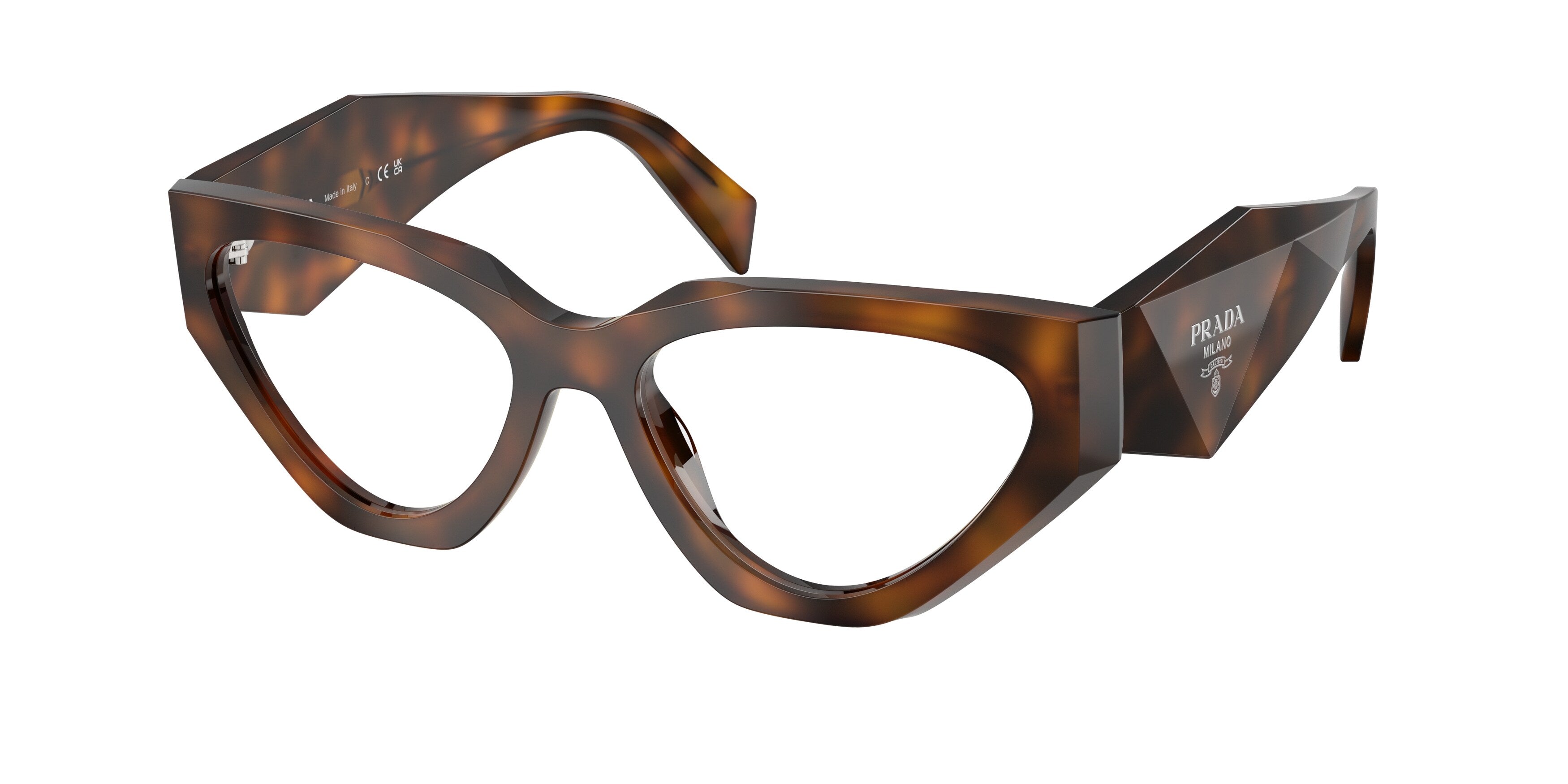 Prada Donna Prada PR C07V 20D1O1 Montature da vista Acetato Havana Geometrica Normale Prada Donna Prada PR C07V 20D1O1 Montature da vista Acetato Havana Geometrica Normale