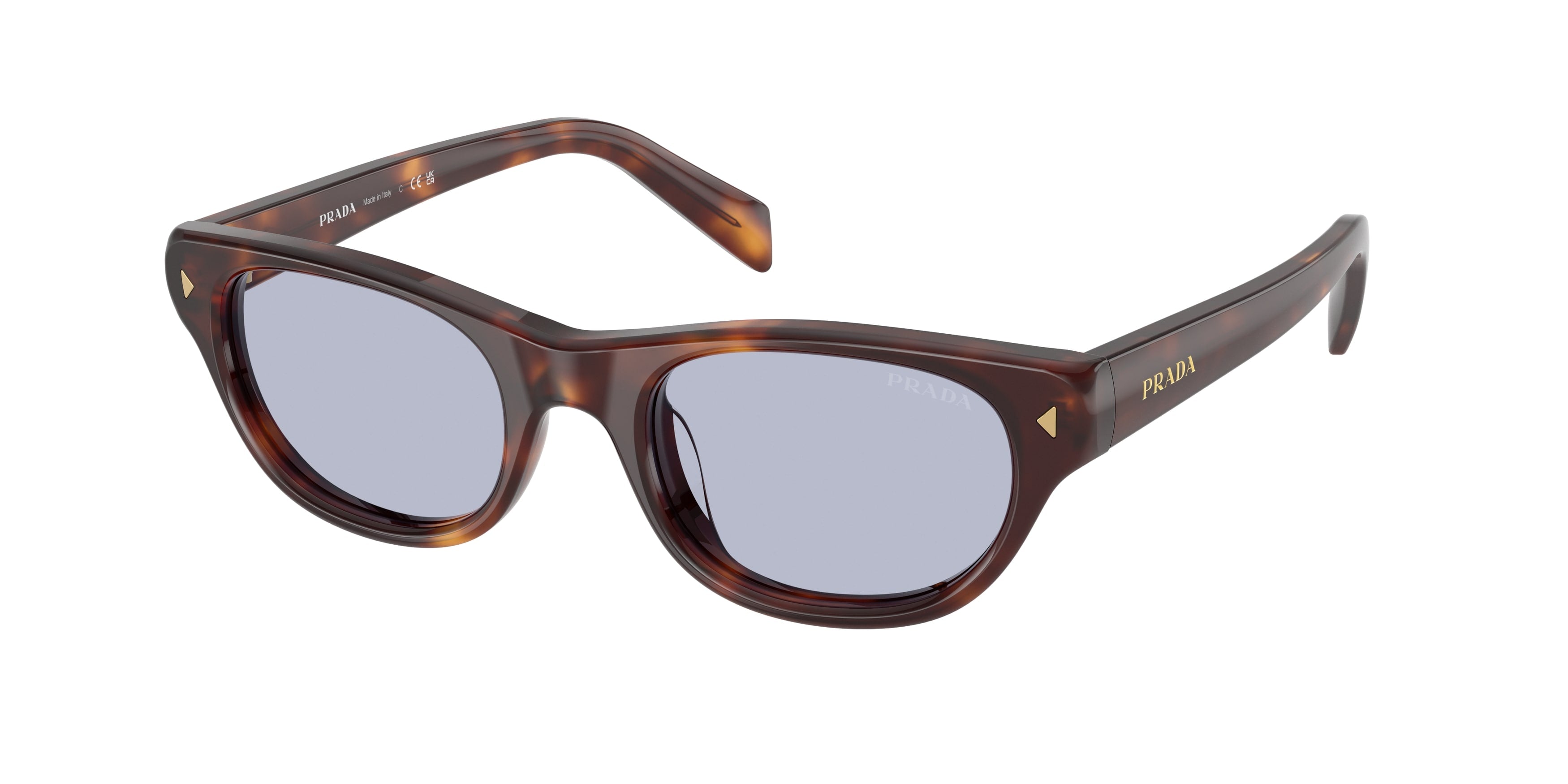 Prada Donna Prada PR C08S 15W30X Occhiali da sole Acetato Tartaruga Viola Cat Eye Normale Prada Donna Prada PR C08S 15W30X Occhiali da sole Acetato Tartaruga Viola Cat Eye Normale
