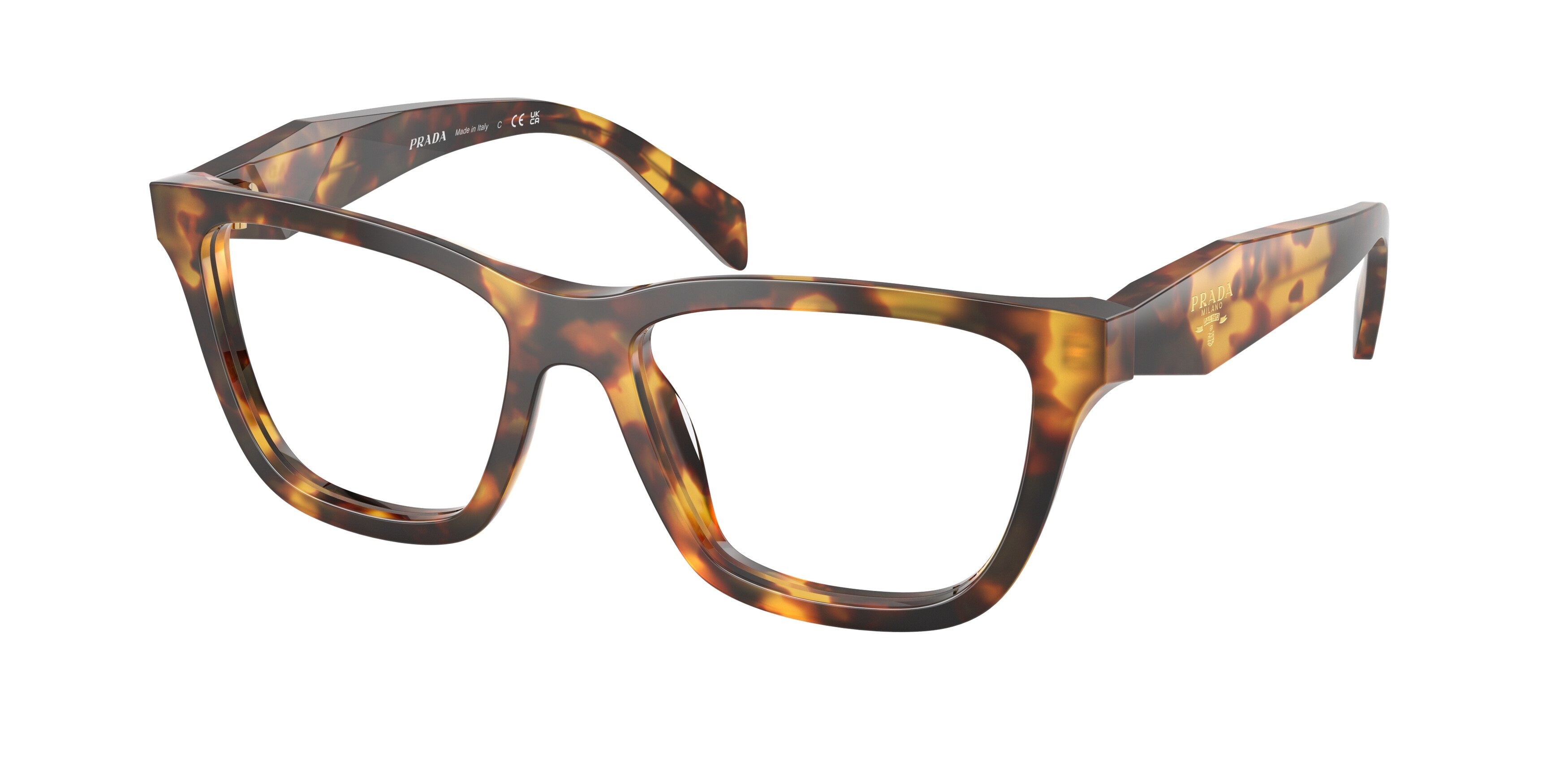 Prada Donna Prada PR C10V 14L1O1 Montature da vista Acetato Tartaruga Farfalla Normale Prada Donna Prada PR C10V 14L1O1 Montature da vista Acetato Tartaruga Farfalla Normale