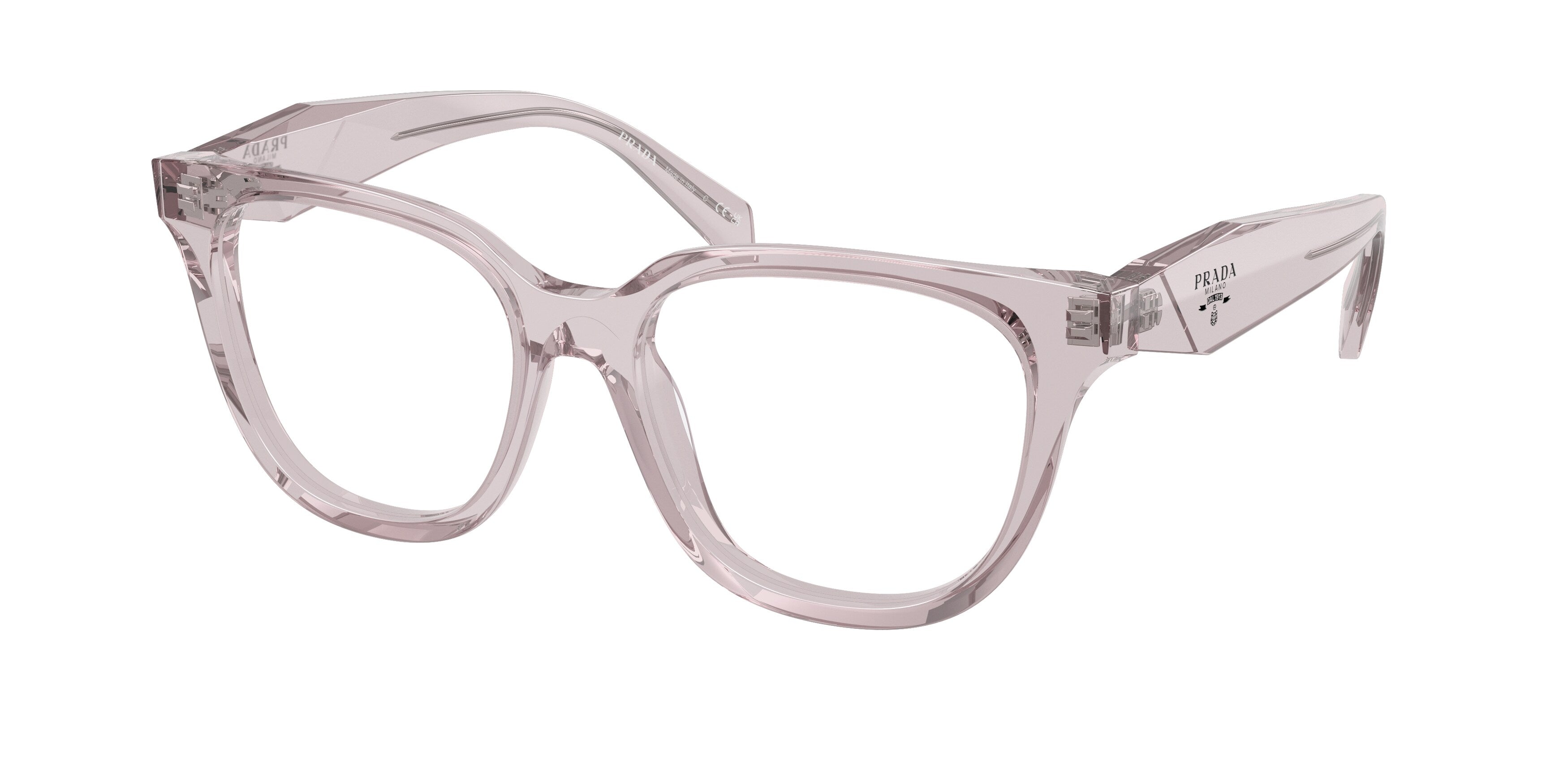 Prada Donna Prada PR C11V 12W1O1 Montature da vista Acetato Viola Trasparente Farfalla Normale Prada Donna Prada PR C11V 12W1O1 Montature da vista Acetato Viola Trasparente Farfalla Normale