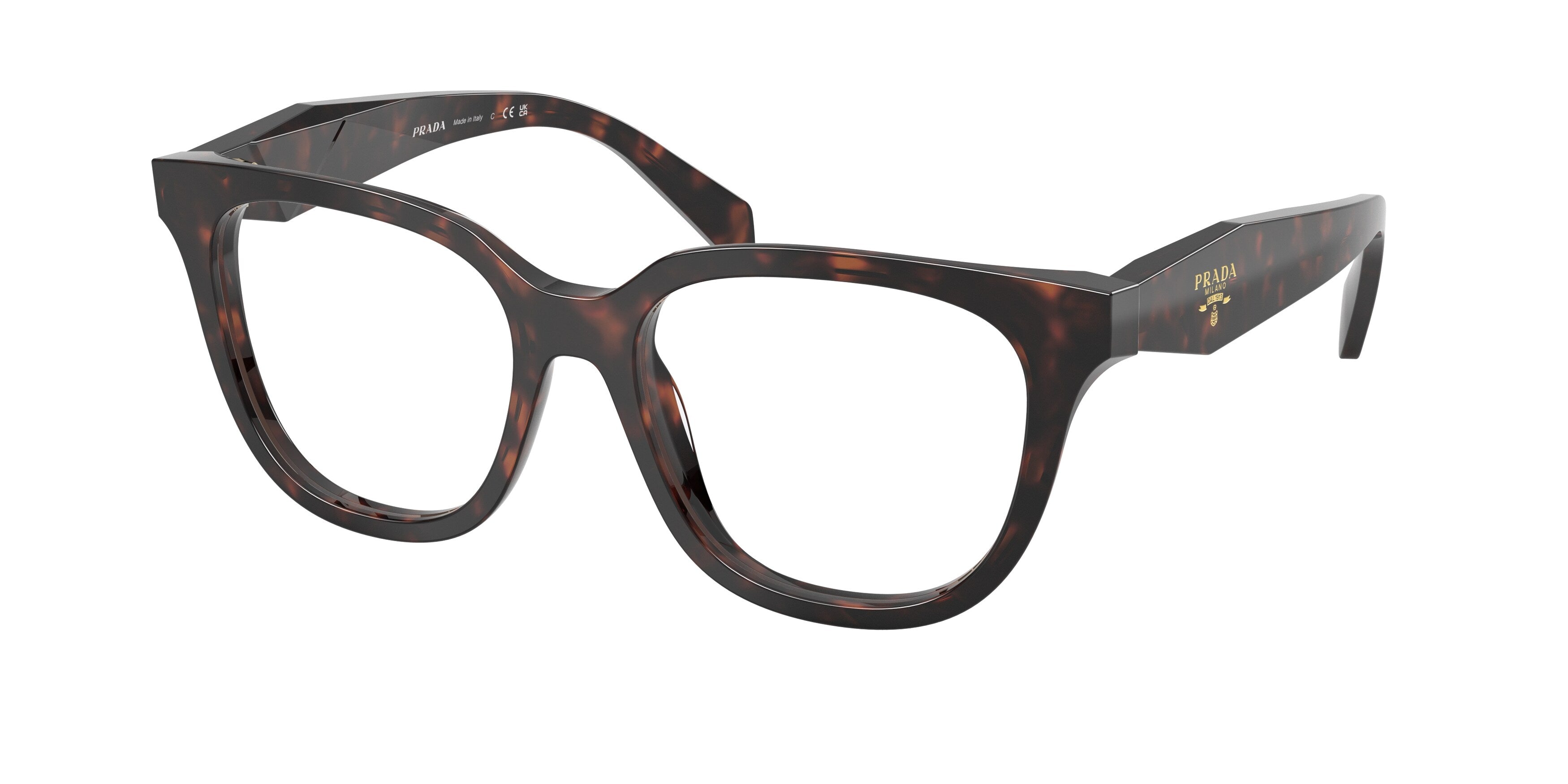Prada Donna Prada PR C11V 17N1O1 Montature da vista Acetato Tartaruga Farfalla Normale