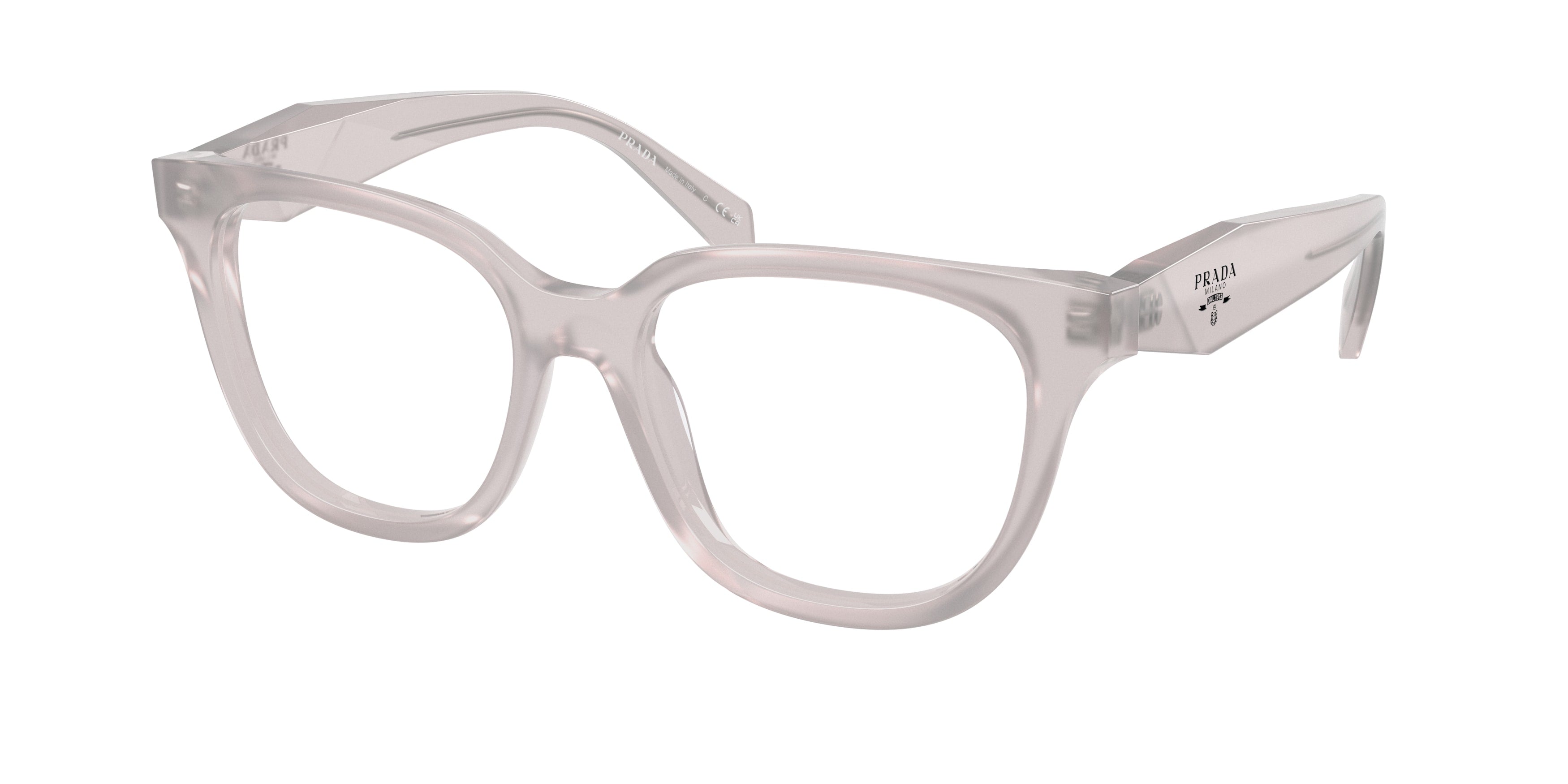 Prada Donna Prada PR C11V 29G1O1 Montature da vista Acetato Marrone Farfalla Normale Prada Donna Prada PR C11V 29G1O1 Montature da vista Acetato Marrone Farfalla Normale