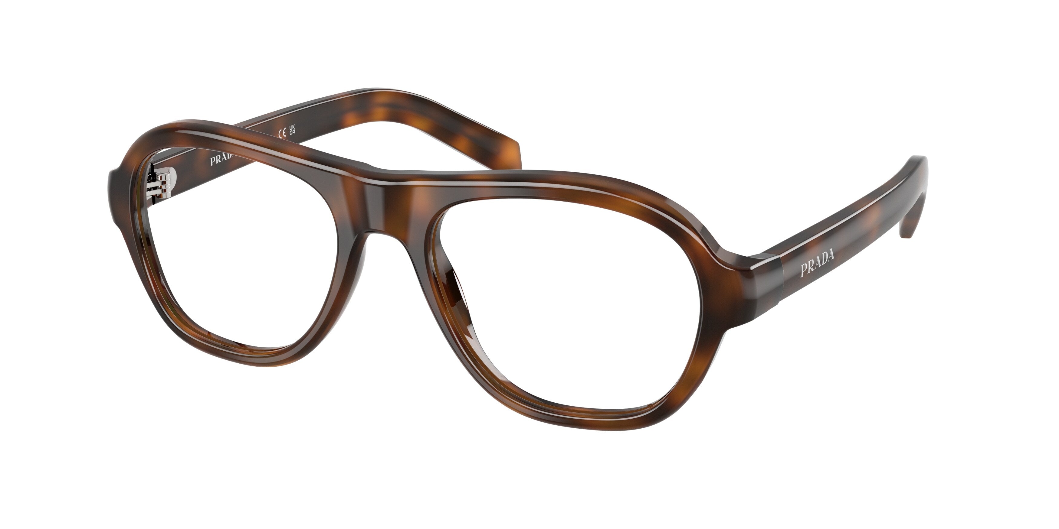 Prada Donna Prada PR C12V 20D1O1 Montature da vista Acetato Havana Pillow Normale Prada Donna Prada PR C12V 20D1O1 Montature da vista Acetato Havana Pillow Normale