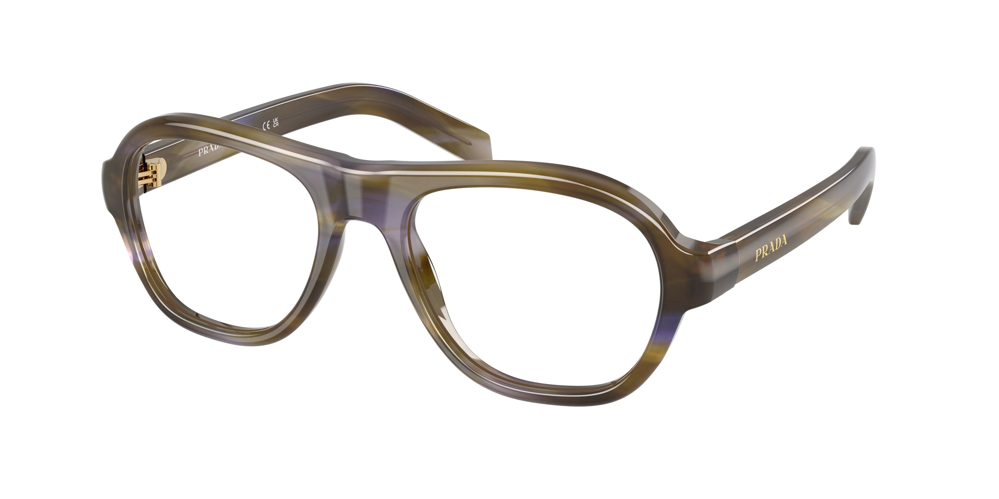Prada Donna Prada PR C12V 23G1O1 Montature da vista Acetato Marrone Pillow Normale Prada Donna Prada PR C12V 23G1O1 Montature da vista Acetato Marrone Pillow Normale