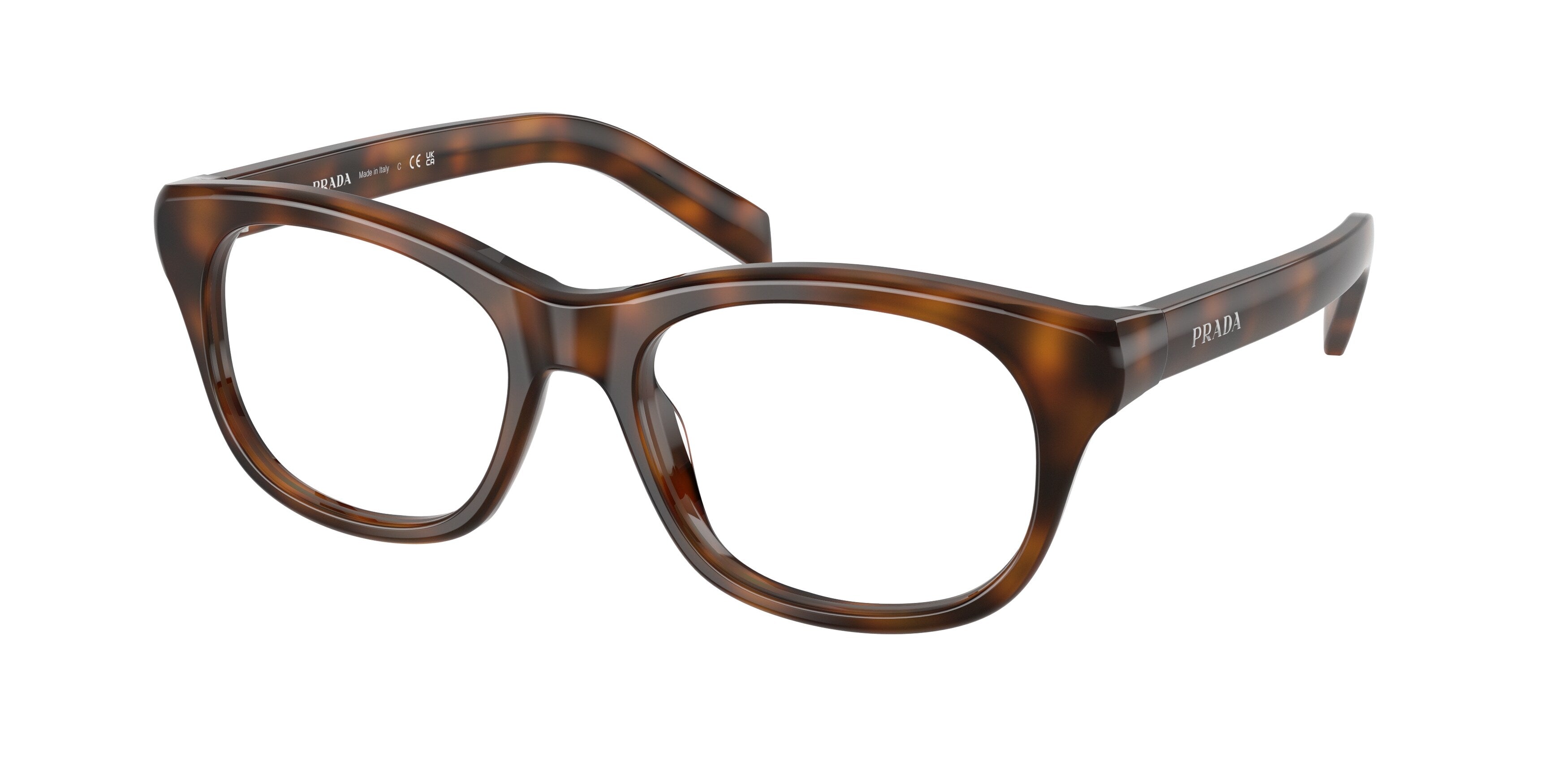 Prada Donna Prada PR C13V 20D1O1 Montature da vista Acetato Havana Pillow Normale Prada Donna Prada PR C13V 20D1O1 Montature da vista Acetato Havana Pillow Normale
