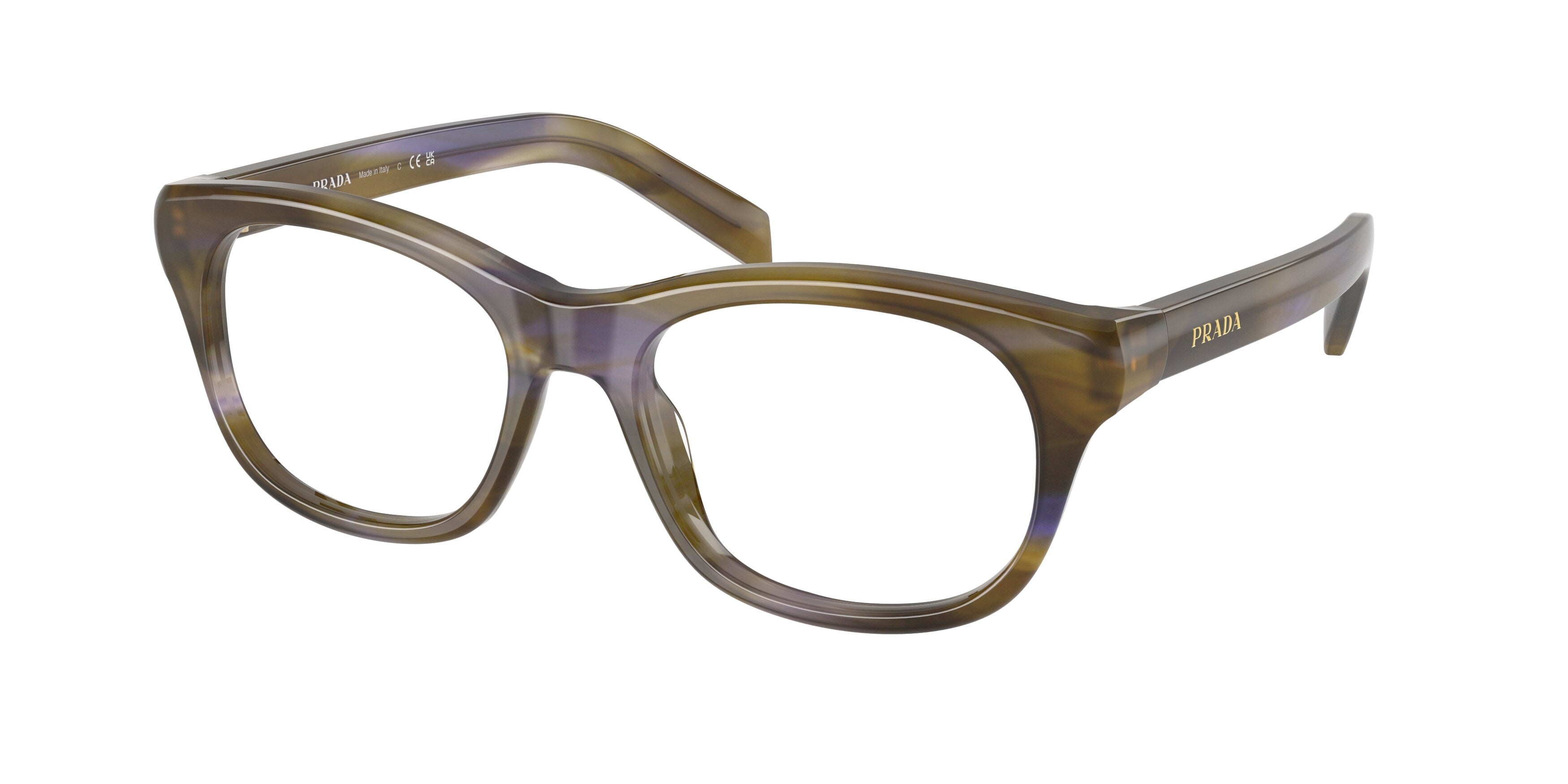 Prada Donna Prada PR C13V 23G1O1 Montature da vista Acetato Marrone Pillow Normale Prada Donna Prada PR C13V 23G1O1 Montature da vista Acetato Marrone Pillow Normale