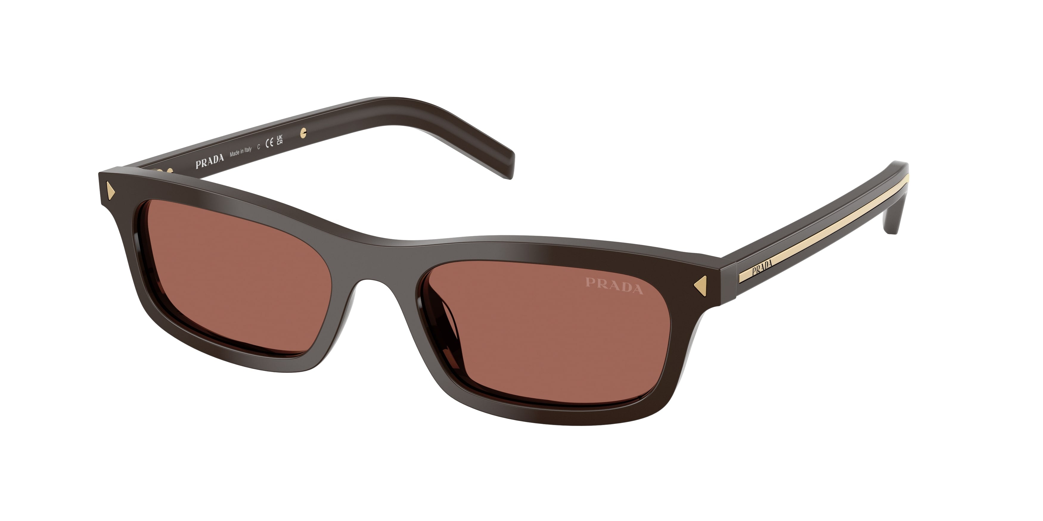 Prada Donna Prada PR D05S 27I20W Occhiali da sole Acetato Marrone Marrone Pillow Normale Prada Donna Prada PR D05S 27I20W Occhiali da sole Acetato Marrone Marrone Pillow Normale