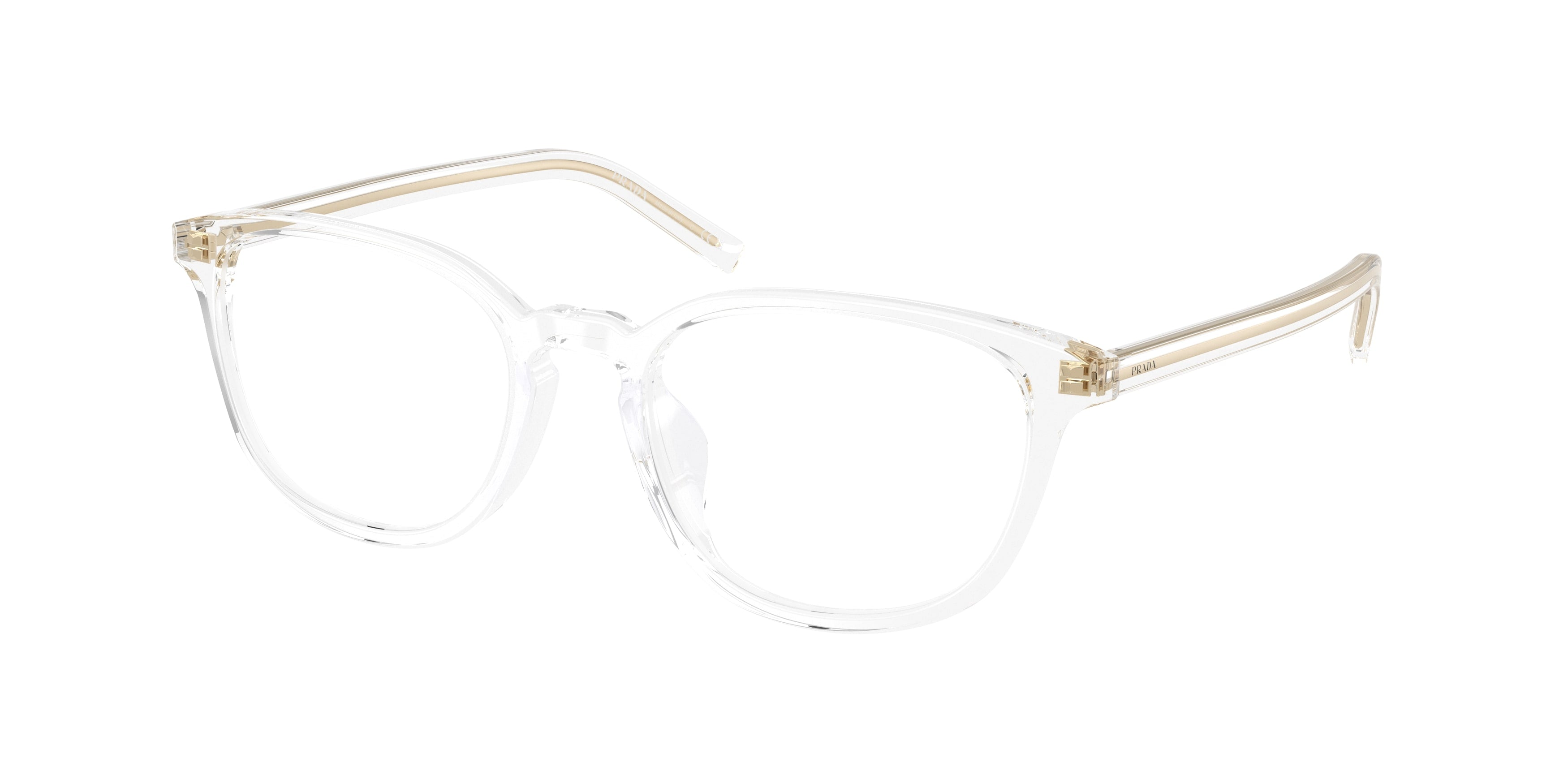 Prada Donna Prada PR D14VD 15Z1O1 Montature da vista Acetato Trasparente Trasparente Pantos Normale