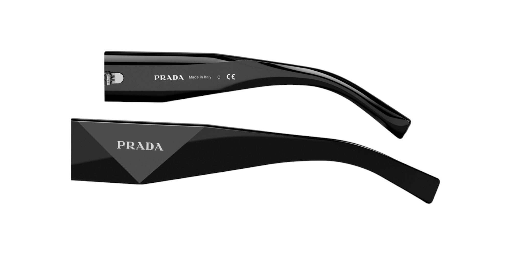 Prada Prada Aste di ricambio Prada PR 06YS Aste di ricambio Acetato Nero