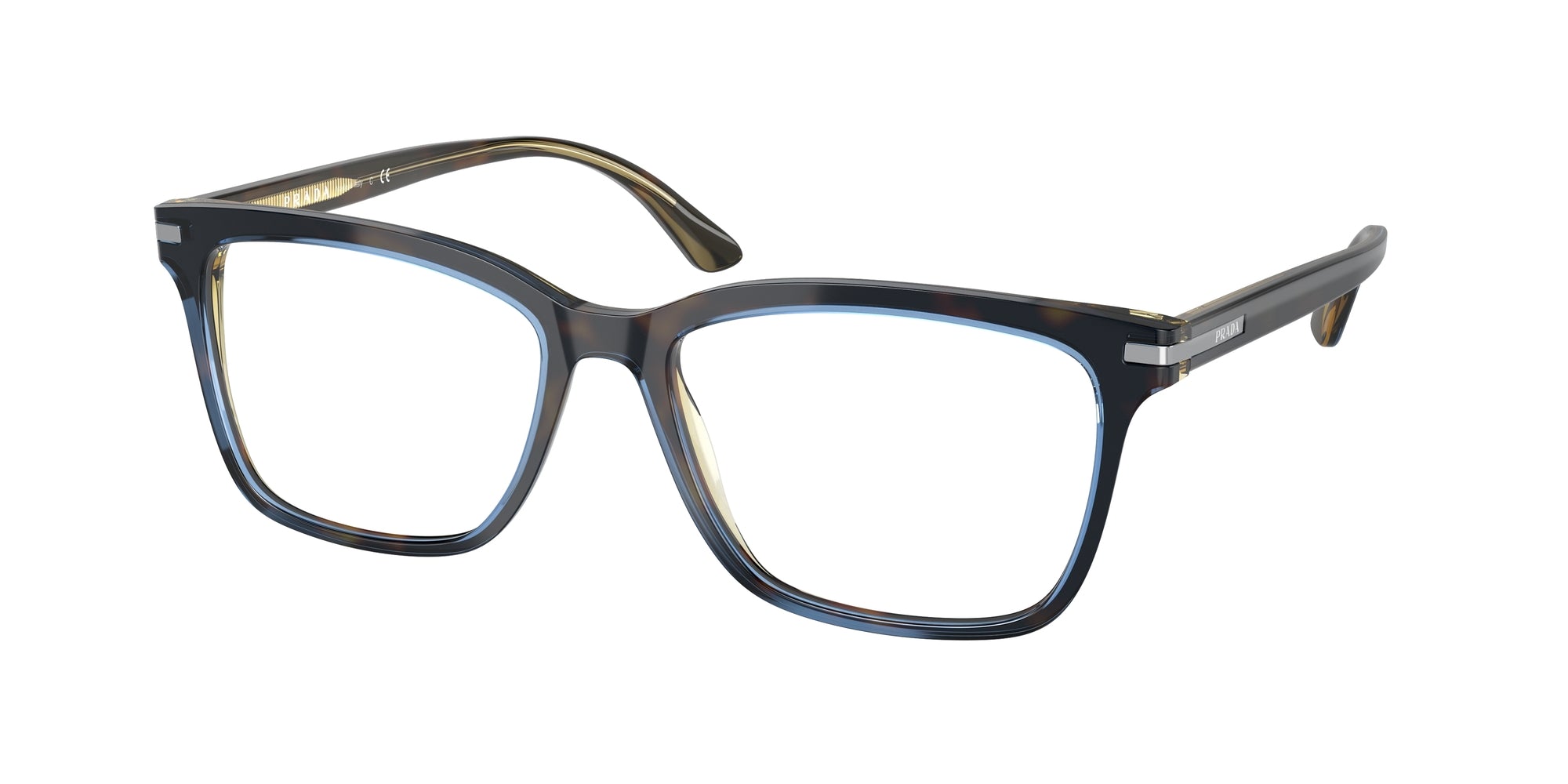 Prada Uomo Prada PR 14WV ZXH1O1 Montature da vista Acetato Blu Squadrata Normale Prada Uomo Prada PR 14WV ZXH1O1 Montature da vista Acetato Blu Squadrata Normale