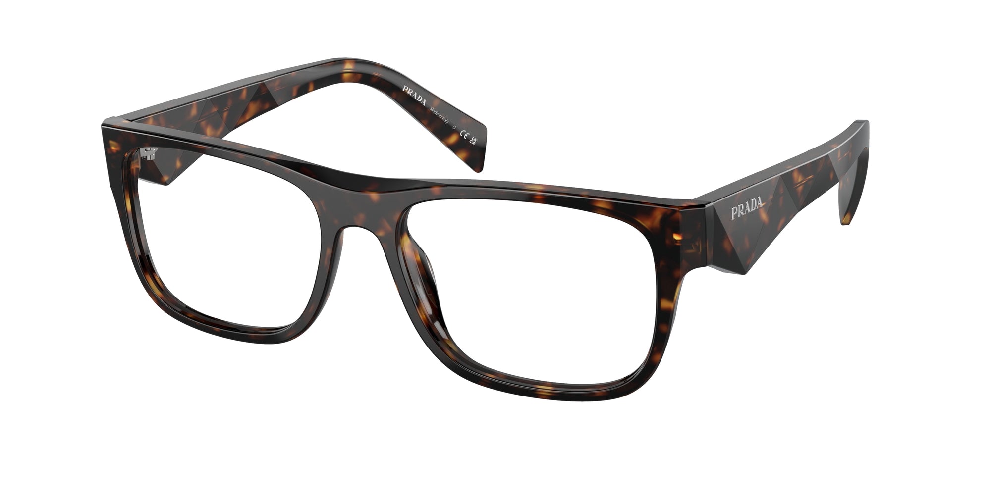 Prada Uomo Prada PR 22ZV 19J1O1 Montature da vista Acetato Verde Pillow Normale Prada Uomo Prada PR 22ZV 19J1O1 Montature da vista Acetato Verde Pillow Normale