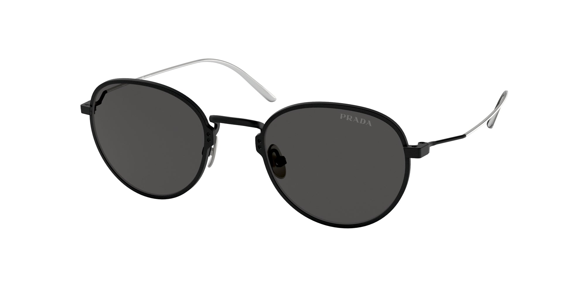 Prada Uomo Prada PR 53WS 04Q5S0 Occhiali da sole Titanio Nero Grigio Pantos Normale Prada Uomo Prada PR 53WS 04Q5S0 Occhiali da sole Titanio Nero Grigio Pantos Normale