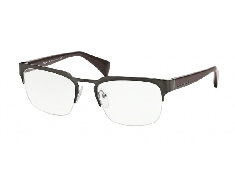 Prada Uomo Prada PR 66QV L METAL SL31O1 Montature da vista outlet Metallo Nero Squadrata Prada Uomo Prada PR 66QV L METAL SL31O1 Montature da vista outlet Metallo Nero Squadrata