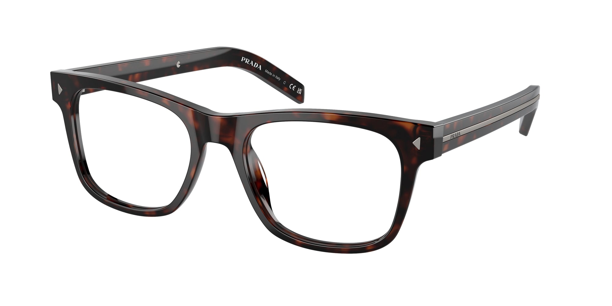 Prada Uomo Prada PR A13V 17N1O1 Montature da vista Acetato Tartaruga Pillow Normale Prada Uomo Prada PR A13V 17N1O1 Montature da vista Acetato Tartaruga Pillow Normale