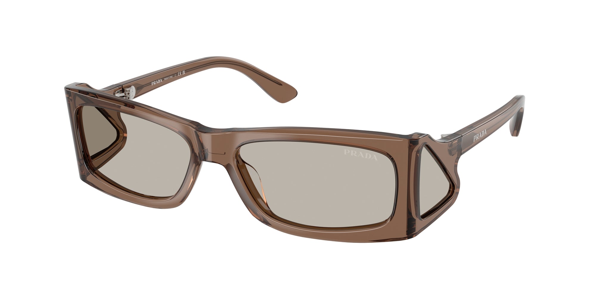 Prada Uomo Prada PR B03S 16W5J2 Occhiali da sole Acetato Marrone Marrone Squadrata Normale Prada Uomo Prada PR B03S 16W5J2 Occhiali da sole Acetato Marrone Marrone Squadrata Normale