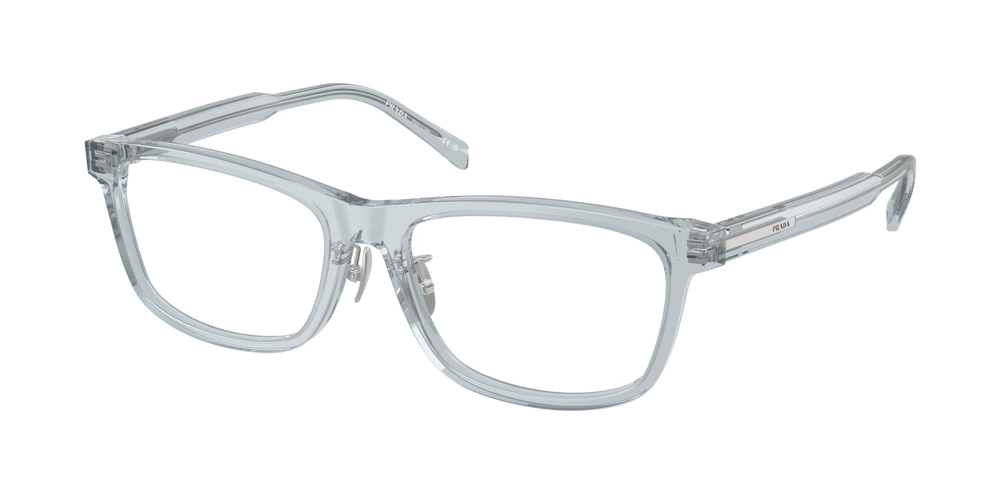 Prada Uomo Prada PR B08VD 19T1O1 Montature da vista Acetato Blu Squadrata Normale Prada Uomo Prada PR B08VD 19T1O1 Montature da vista Acetato Blu Squadrata Normale