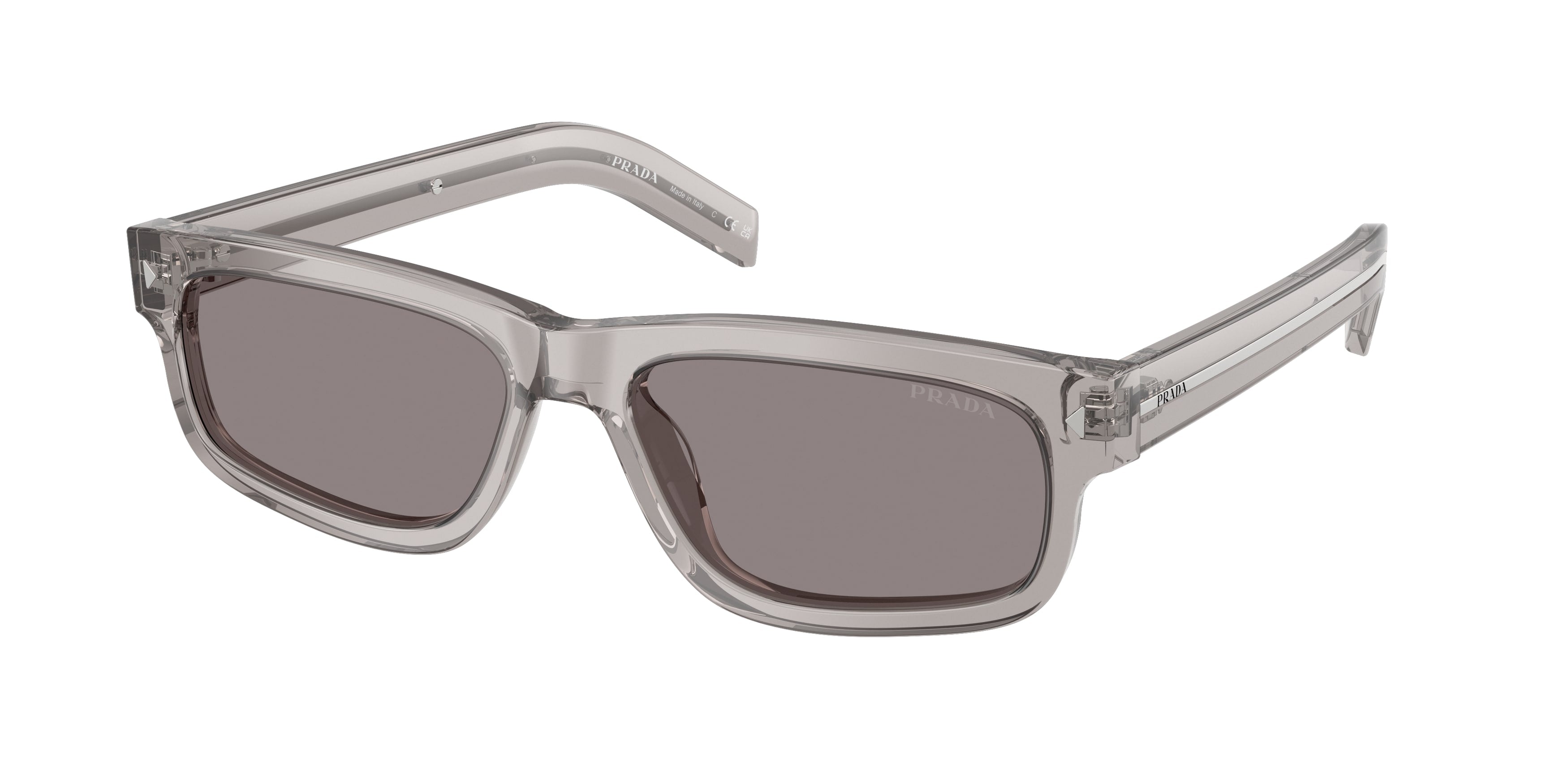 Prada Uomo Prada PR B11S 10J03D Occhiali da sole Acetato Grigio Grigio Squadrata Normale Prada Uomo Prada PR B11S 10J03D Occhiali da sole Acetato Grigio Grigio Squadrata Normale