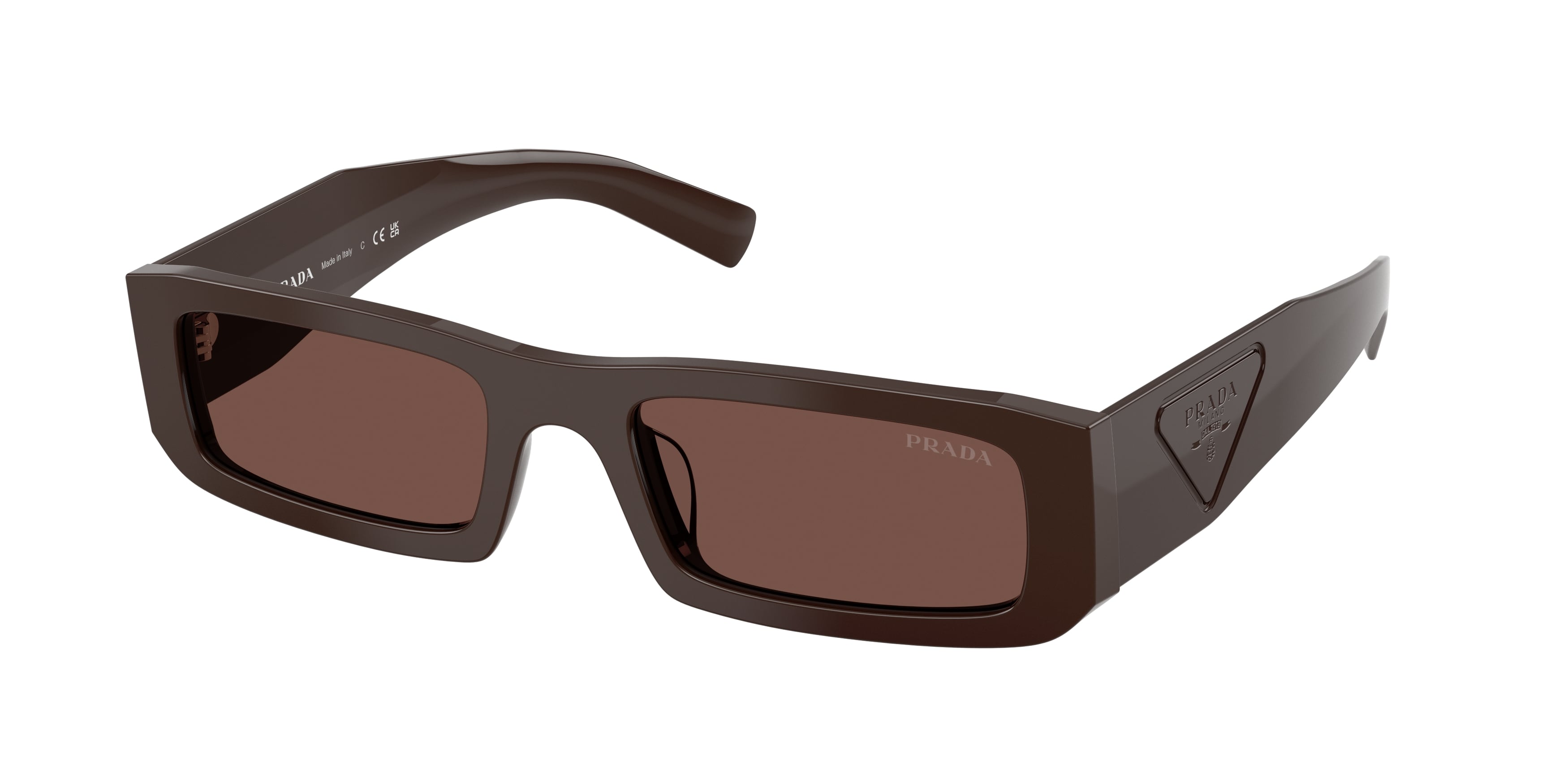 Prada Uomo Prada PR D09SD 27I90W Occhiali da sole Acetato Marrone Marrone Squadrata Normale Prada Uomo Prada PR D09SD 27I90W Occhiali da sole Acetato Marrone Marrone Squadrata Normale