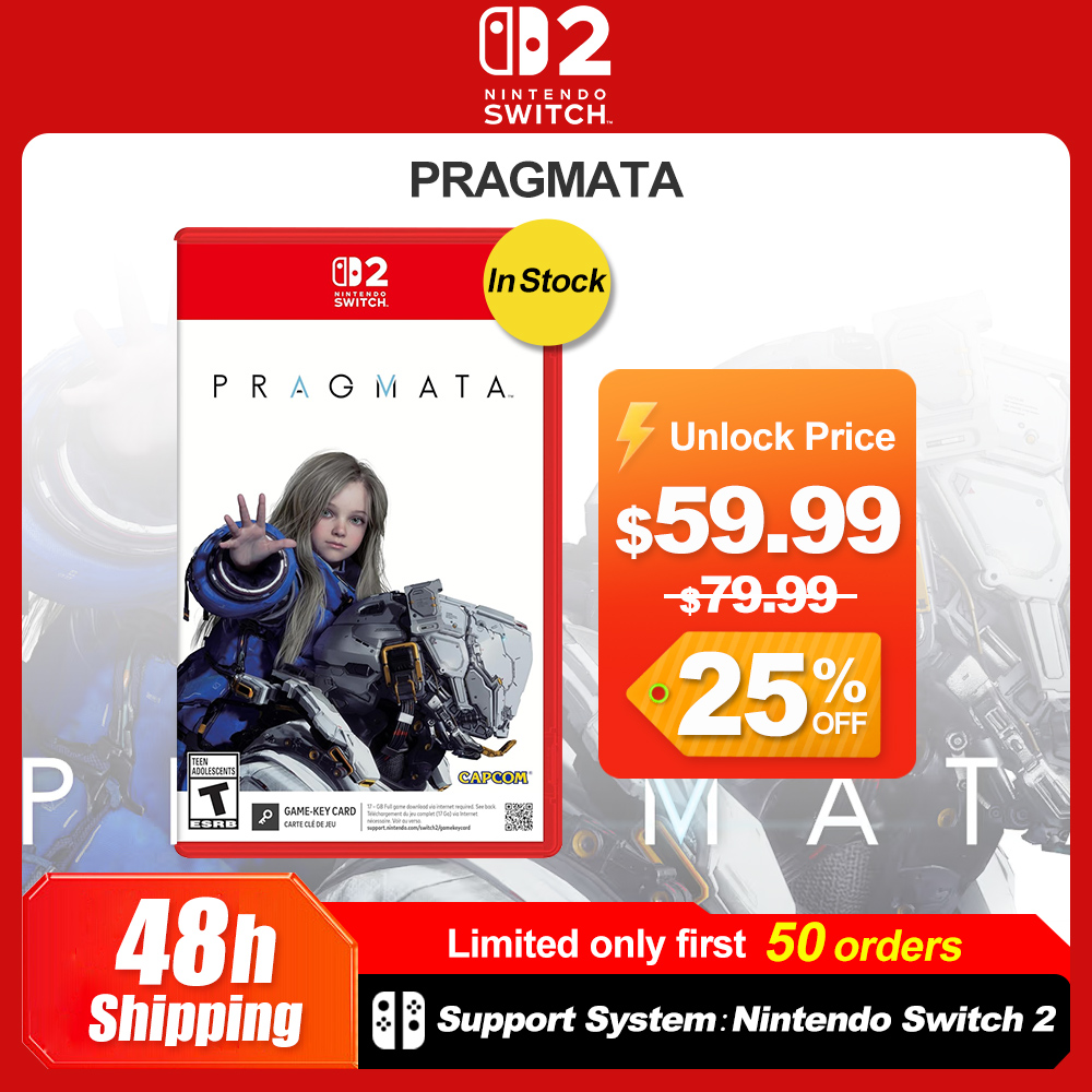 PRAGMATA Nintendo Switch 2 Giochi Cartuccia di Gioco Fisica Offerte Giochi Supporto Linguistico Spagnolo Genere Azione Avventura per NS2