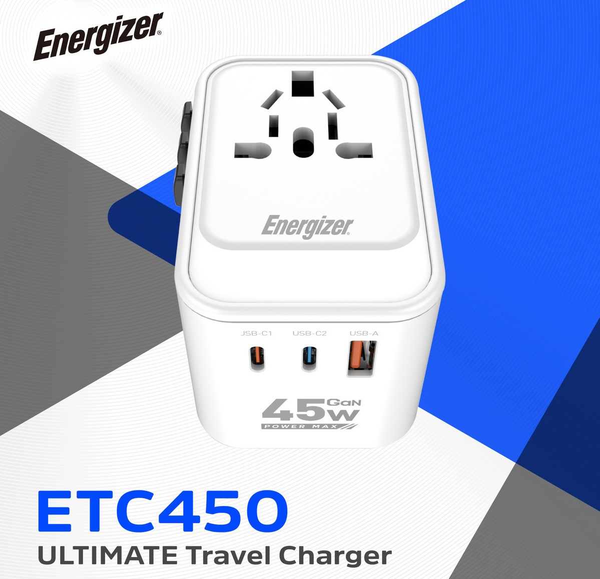 Presa Da Viaggio Internaz.Pd45W 2 Usb C 1 X Usb A Travel Plug Presa Da Viaggio Internaz.Pd45W 2 Usb C 1 X Usb A Travel Plug