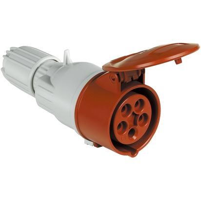 Presa Mobile Rossa Ip44 32a 3p+t 380 Volt 4 Poli Industriale